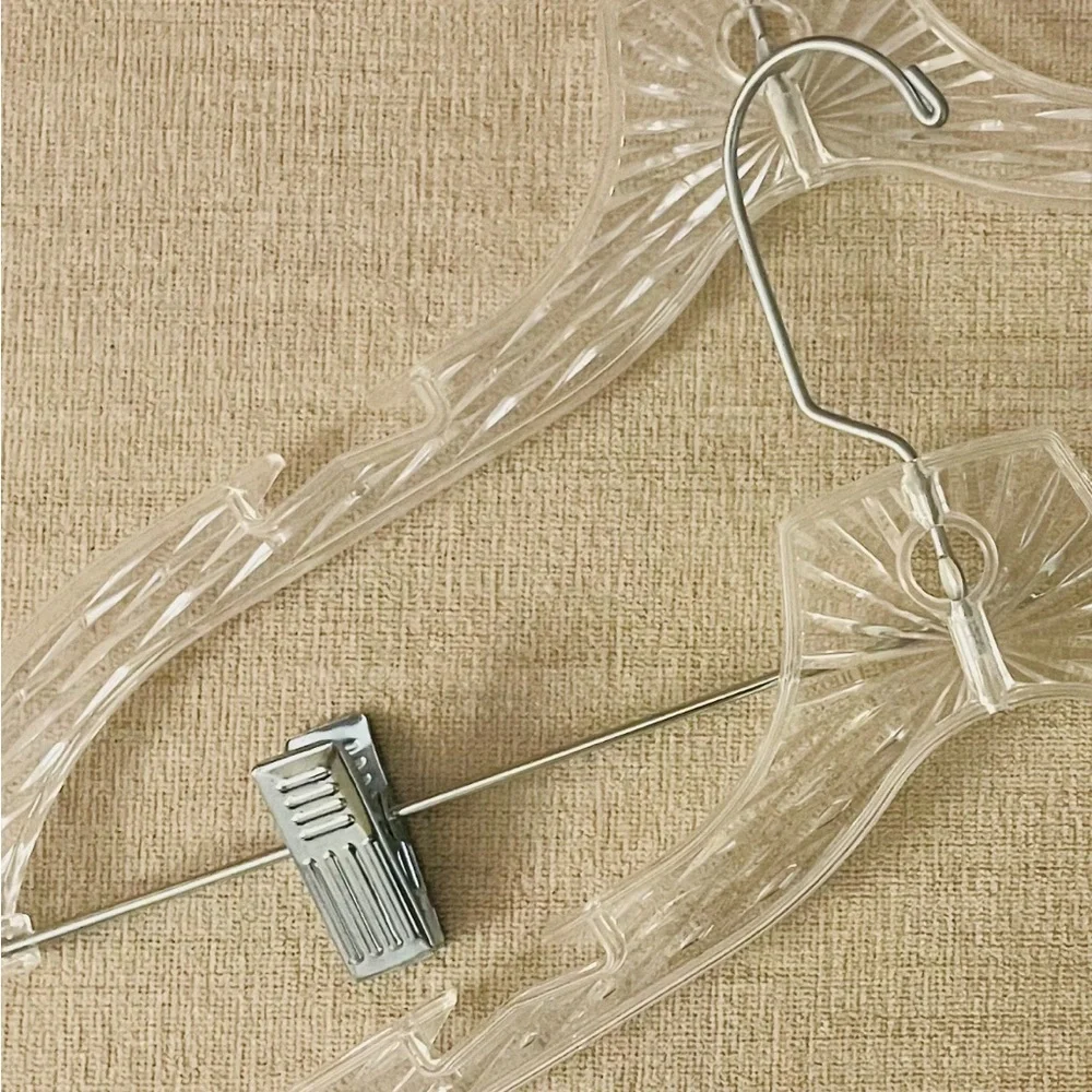 MCM Crystal Style Plastic Hangers (3)